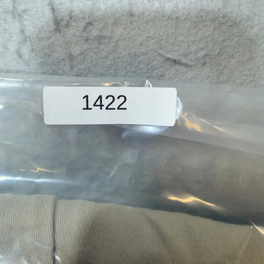 Lee Womens Comfort Waistband Khaki Tan Stretch Straight Leg Pants Size 14 Medium - Picture 11 of 11